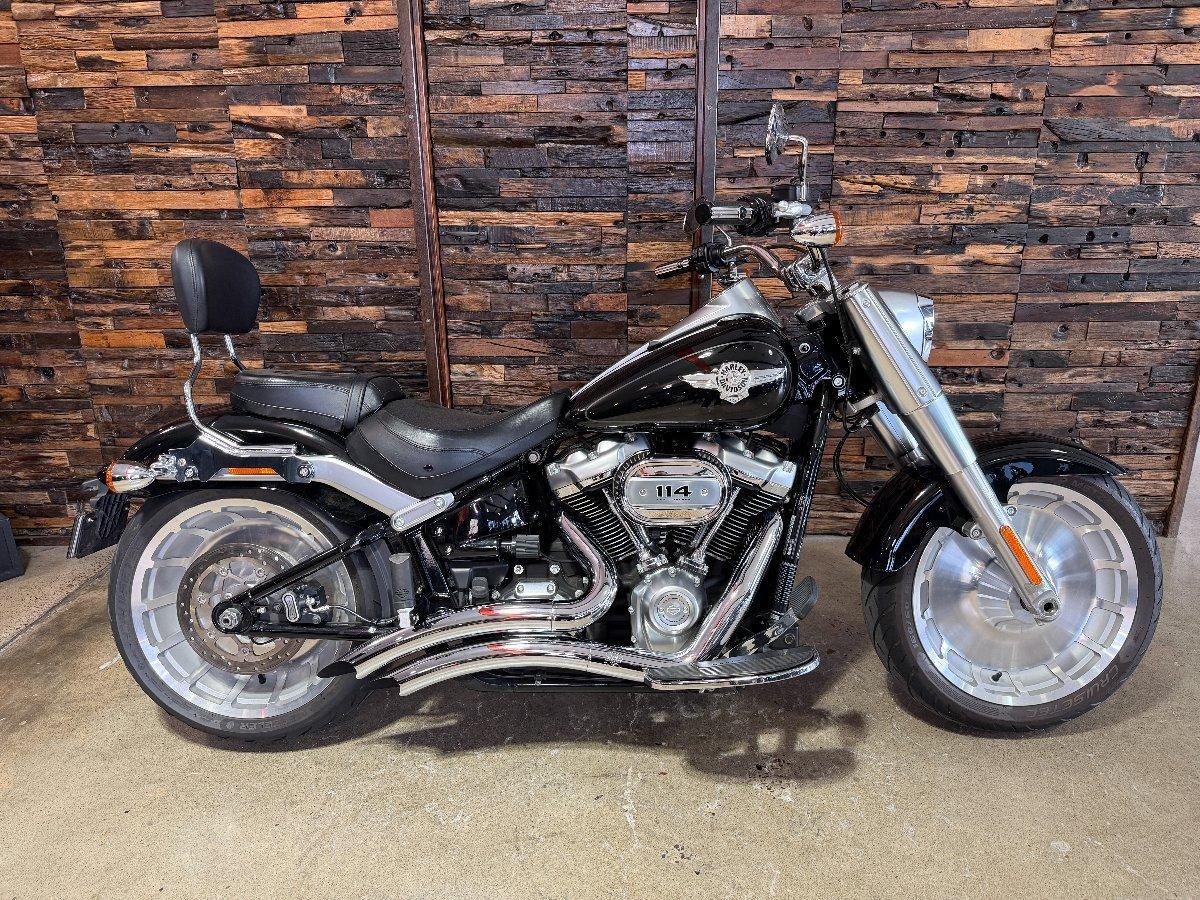 2018 harley-davidson flfbs fat boy cruiser