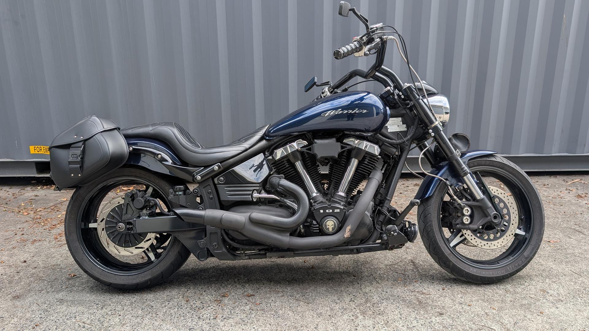 2006 yamaha xv1700 road star warrior cruiser