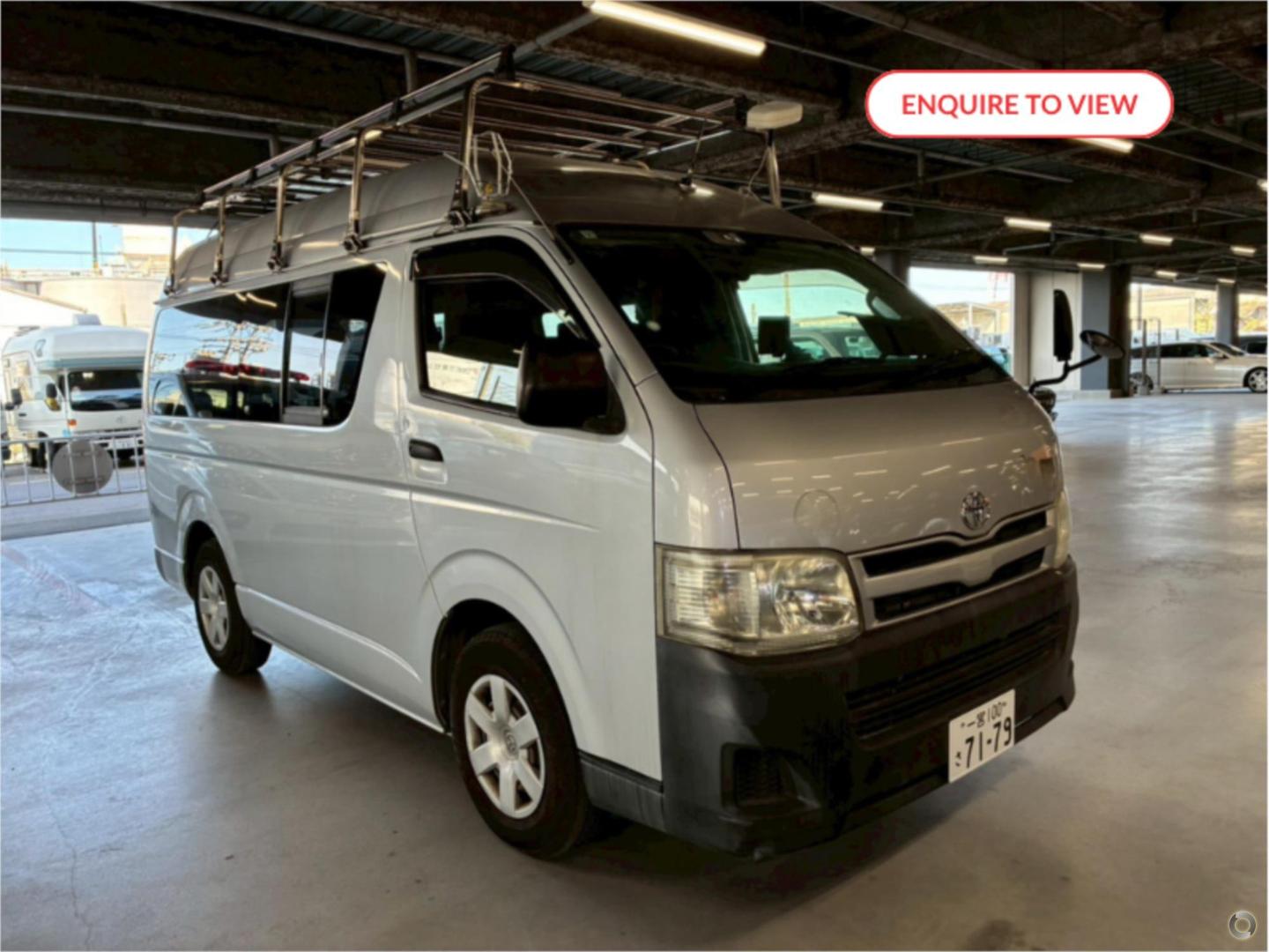 2011 toyota hiace kdh201k dx automatic 3d van