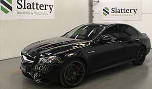 Online Auction: Mercedes AMG E63 with low kays