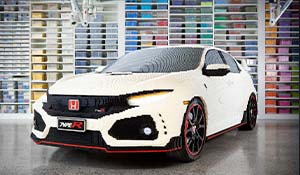 Life-size LEGO Honda Civic Type R debuts