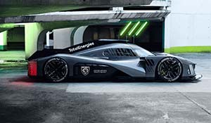 Peugeot displays 9X8 hypercar 